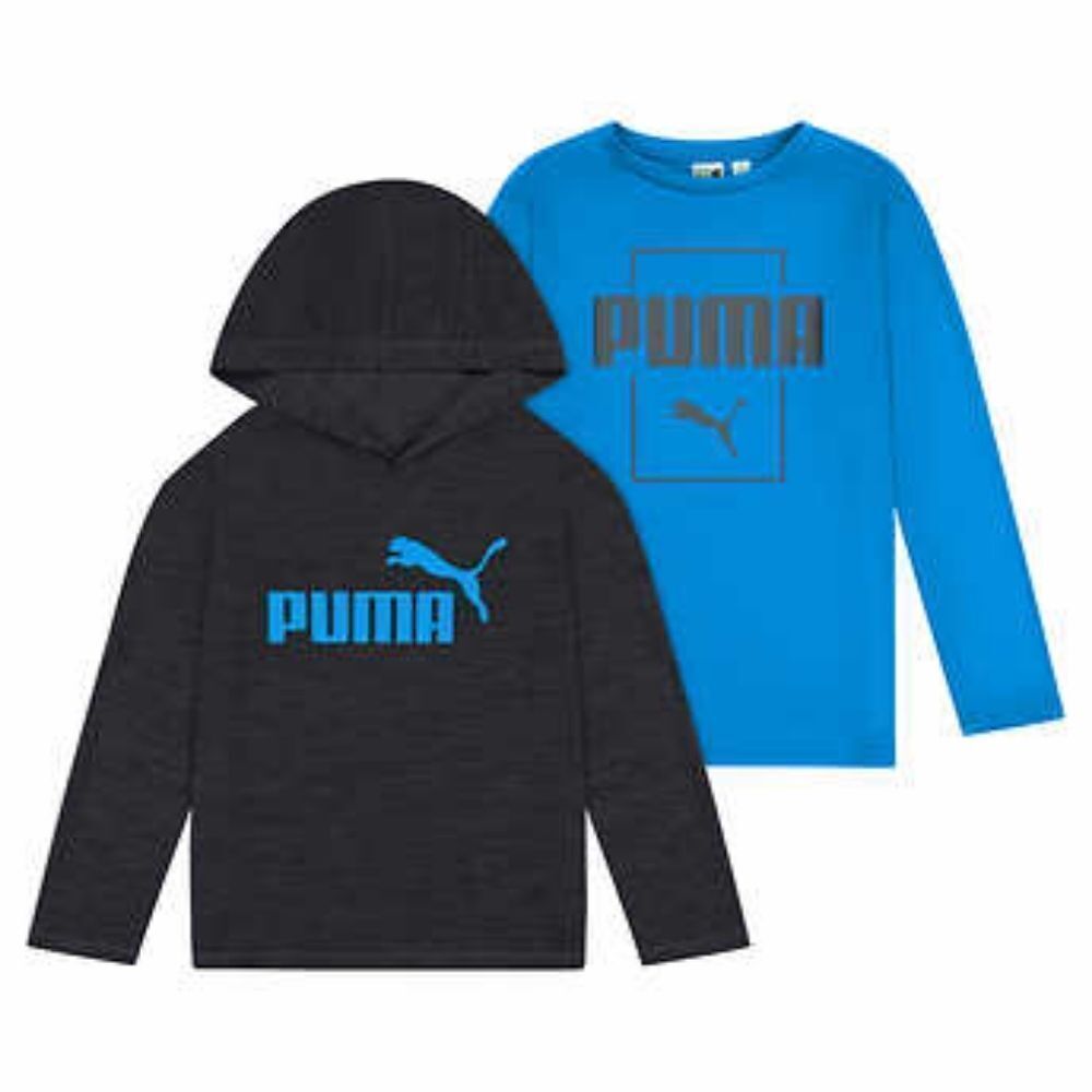 PUMA Youth 2-pack Long Sleeve Tee